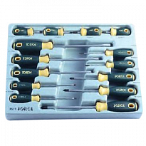 Набор отвёрток RF-2142:(SL 3,3.5,4,5.5x2,6.5x2,8.PH 0,PH 1x2,PH 2x2,PH 3) 14пр.ROCK FORCE /1/5